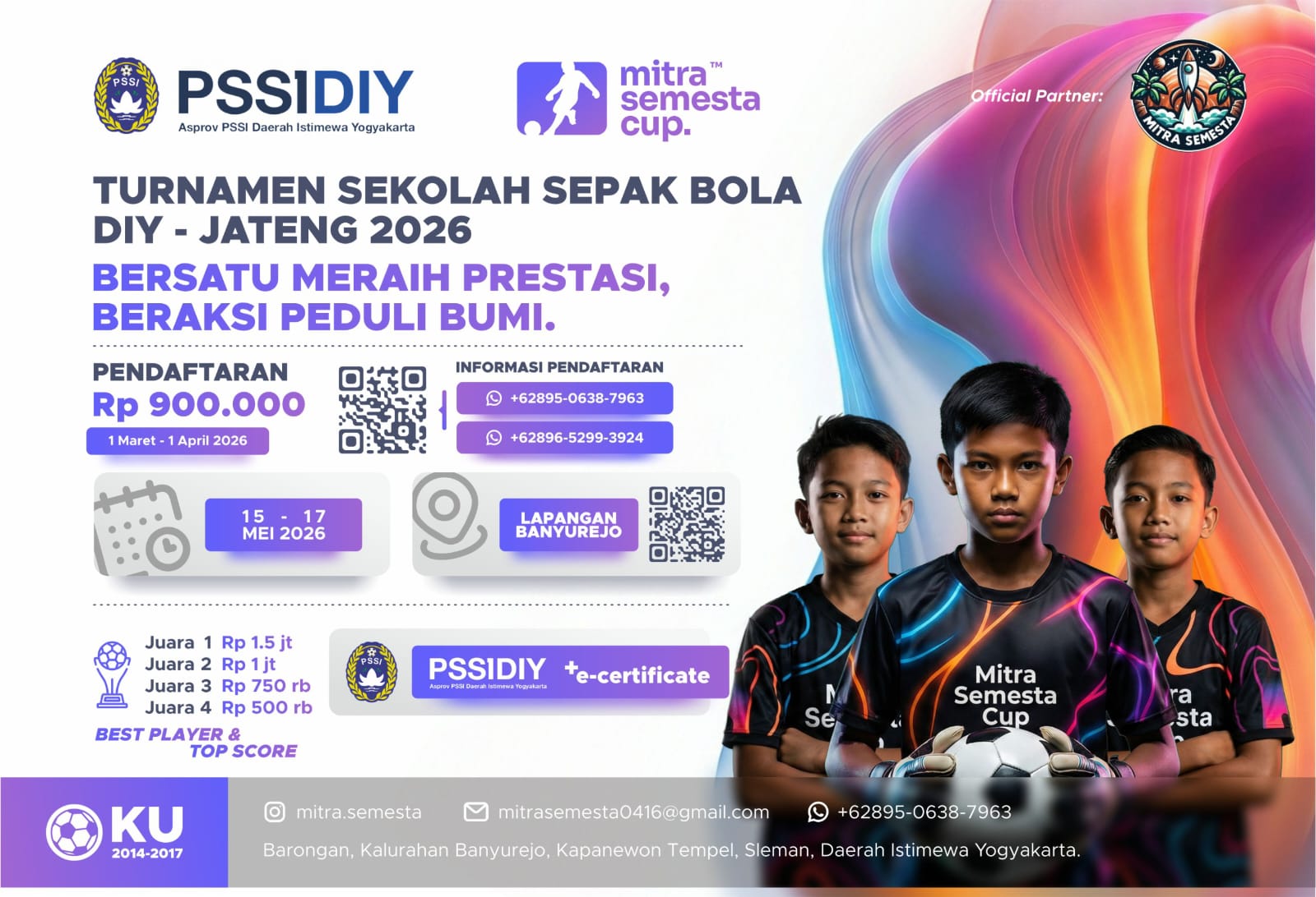 Turnamen SSB DIY Jateng - Mitra Semesta Cup #2